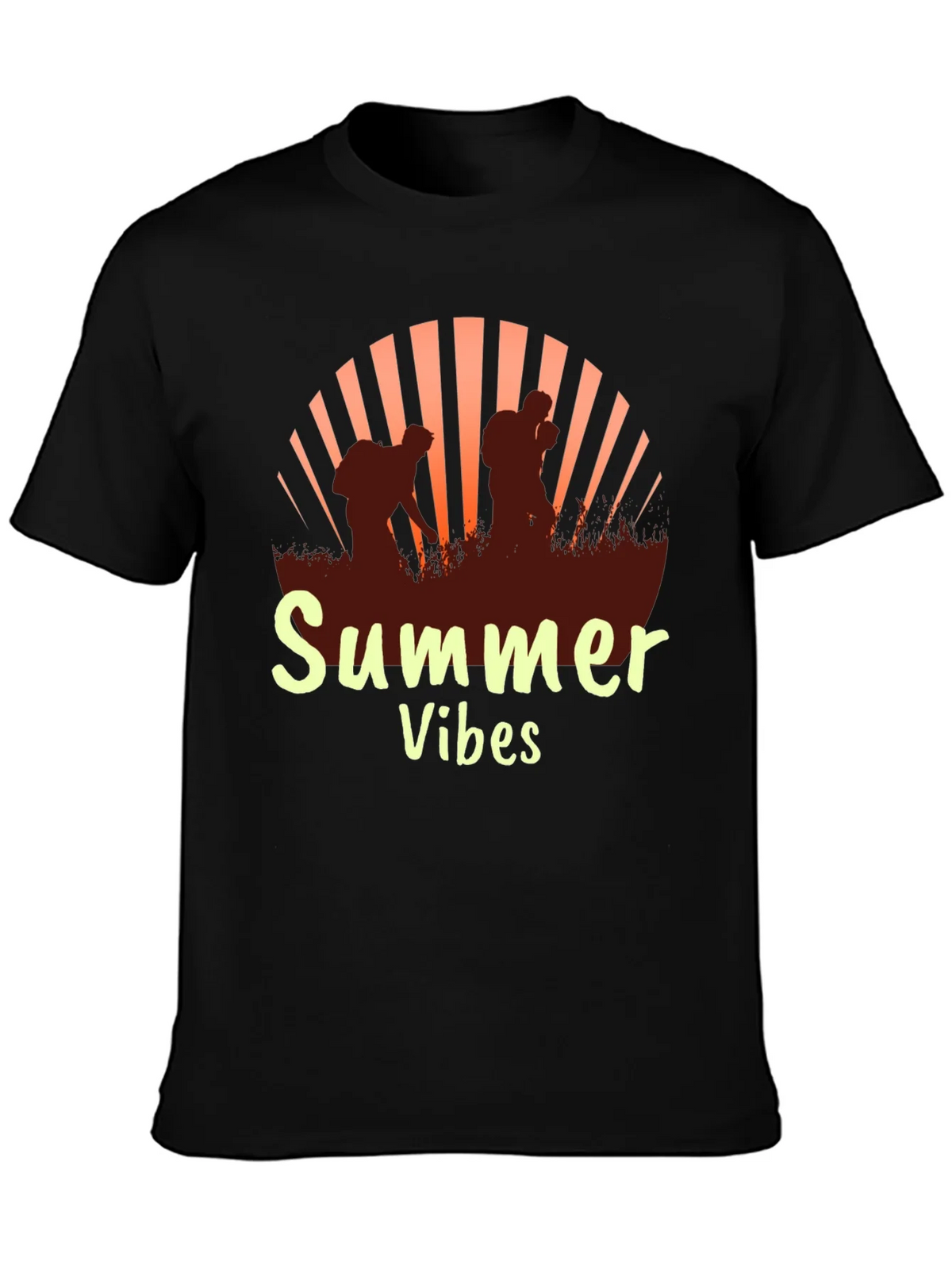 Summer Vibes Graphic Tee - Black T-Shirt product image 3