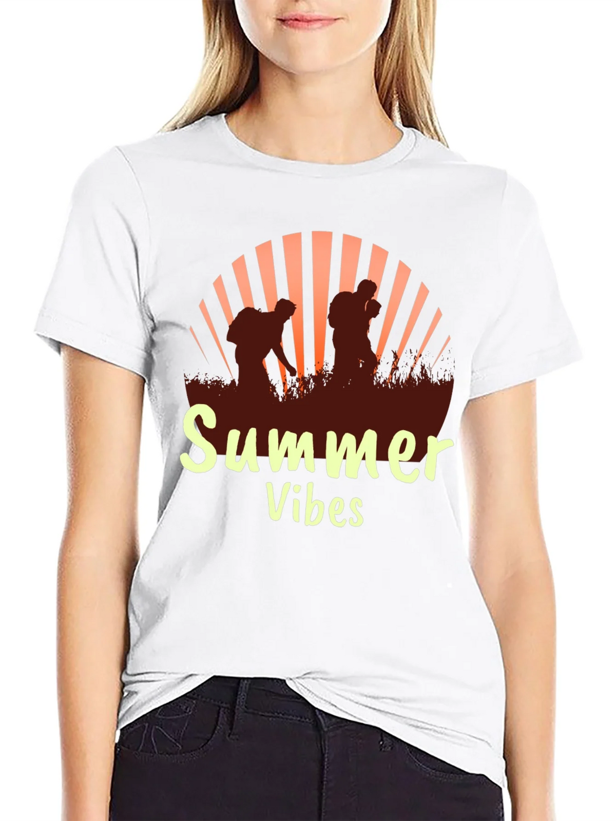 Summer Vibes Graphic Tee - Black T-Shirt product image 8
