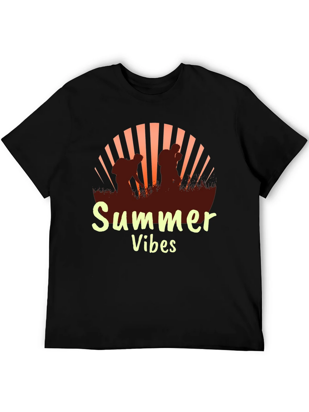 Summer Vibes Graphic Tee - Black T-Shirt product image 5