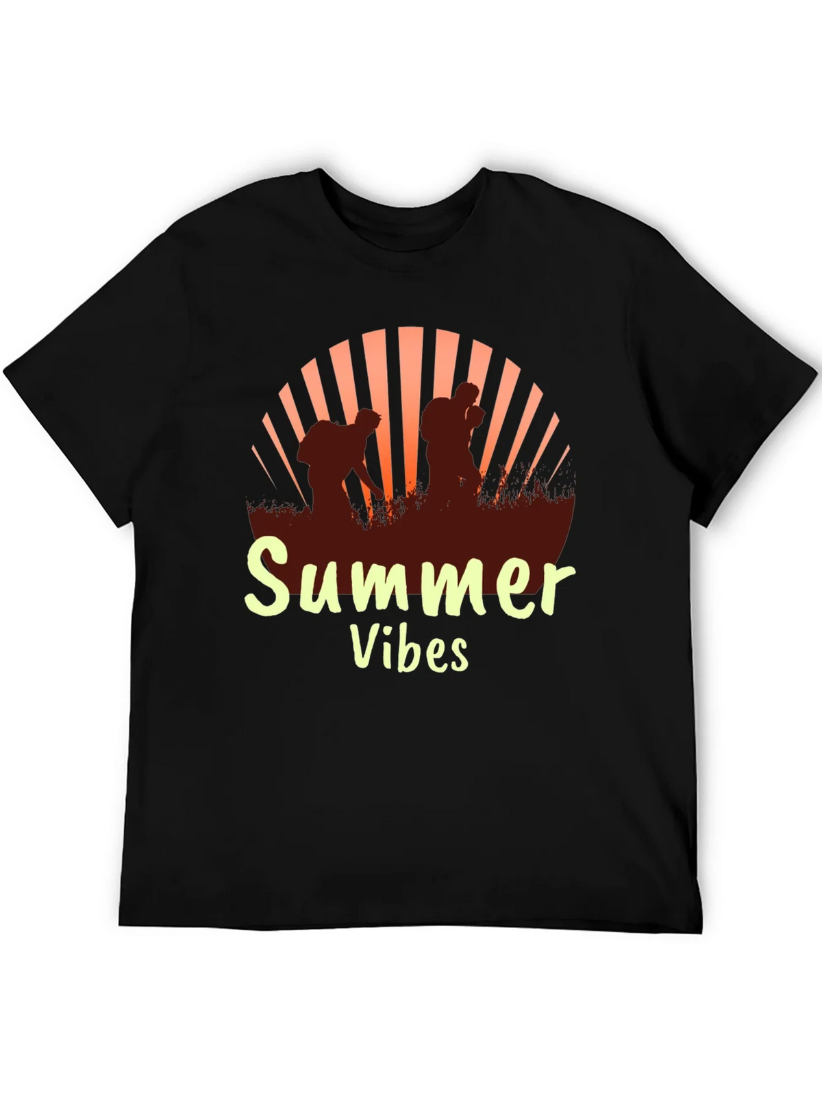 Summer Vibes Graphic Tee - Black T-Shirt product image 5