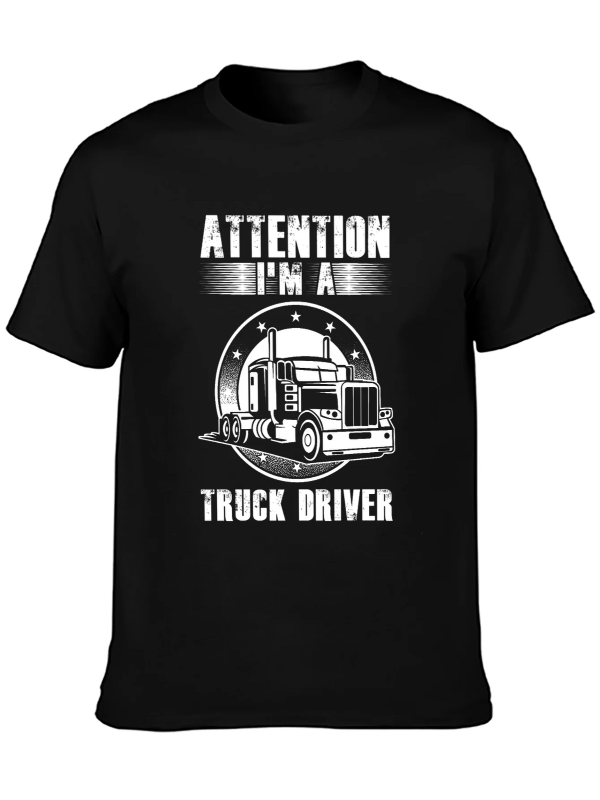 Attention Im A Truck Driver T-Shirt product image 2