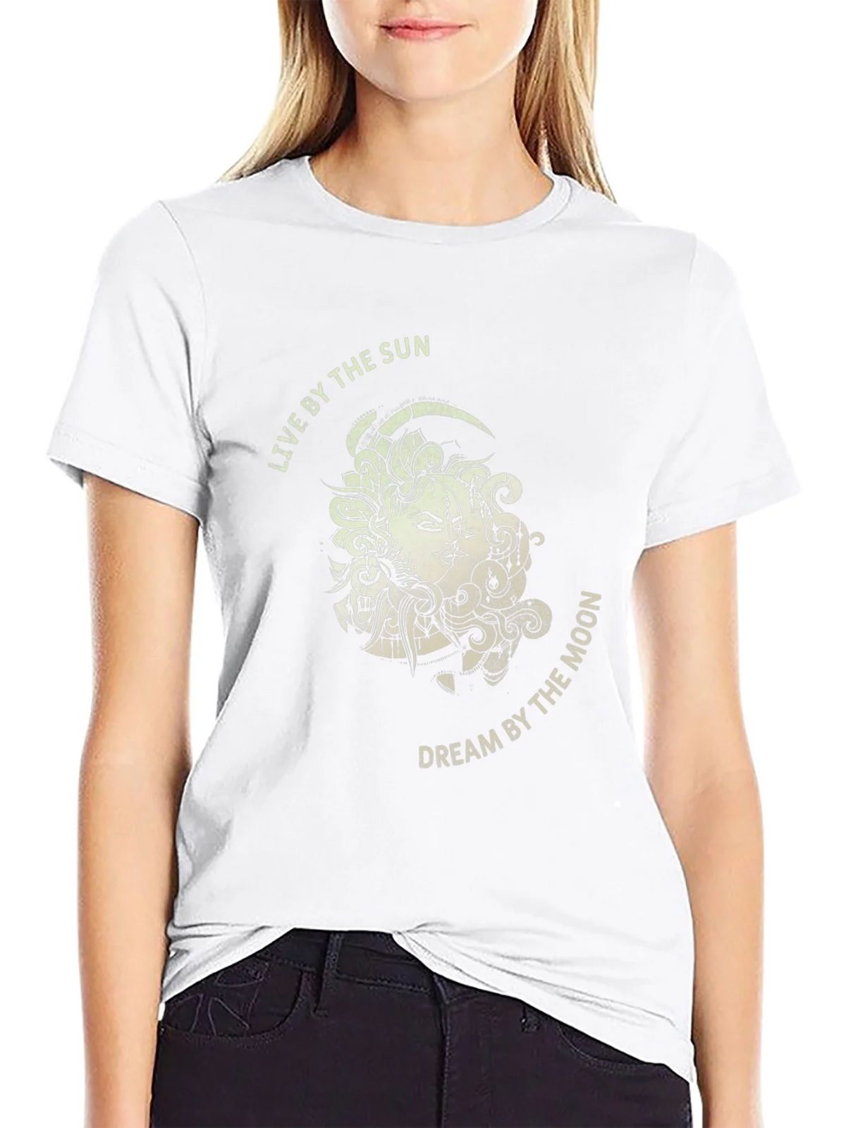Sun & Moon Graphic Tee - Dreamy Unisex T-Shirt product image 3