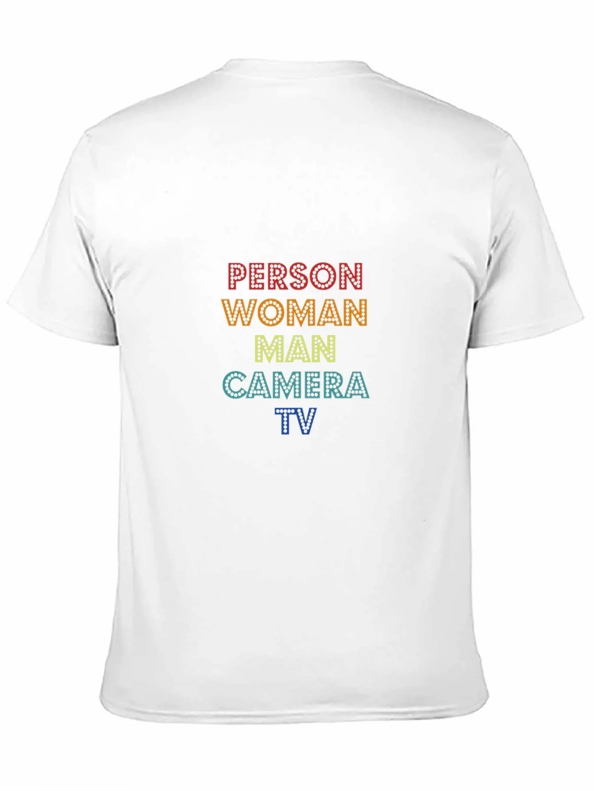 Person Woman Man Camera TV Black T-Shirt product image 10