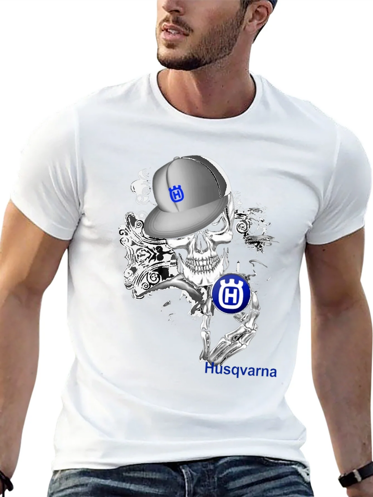 Husqvarna Skull T-Shirt - Moto Style product image 8