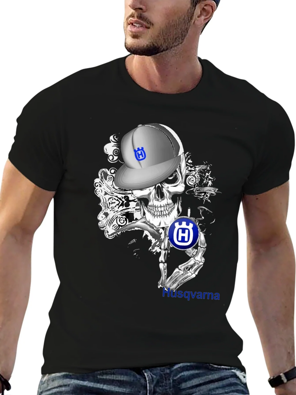 Husqvarna Skull T-Shirt - Moto Style product image 5