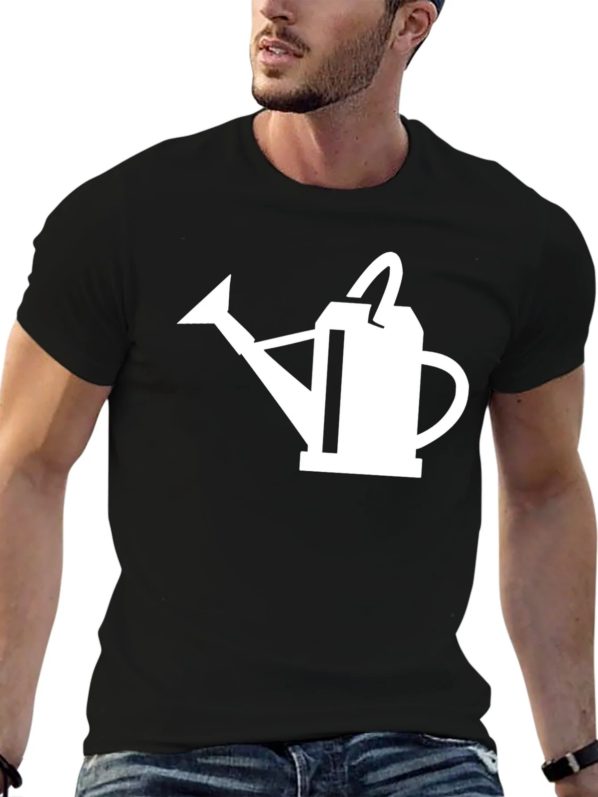 Watering Can Graphic Tee - Black product image 4
