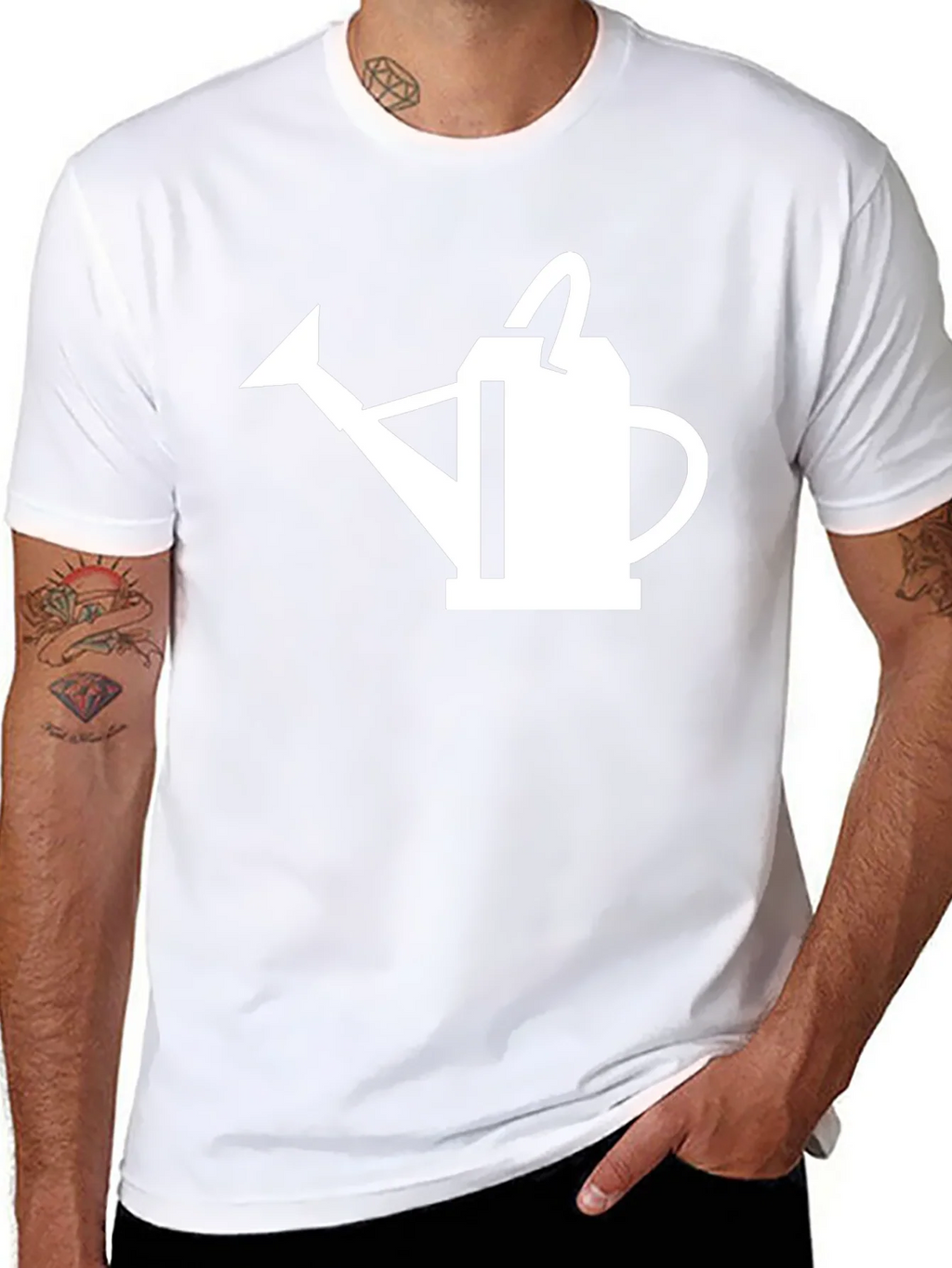Watering Can Graphic Tee - Black product image 5