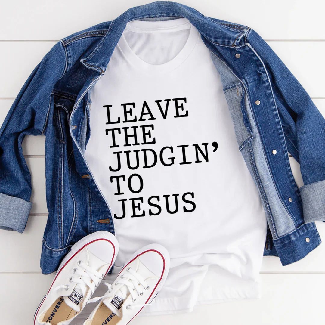 "LEAVE THE JUDGIN' TO JESUS" – Southern Faith Sarcasm product image 3