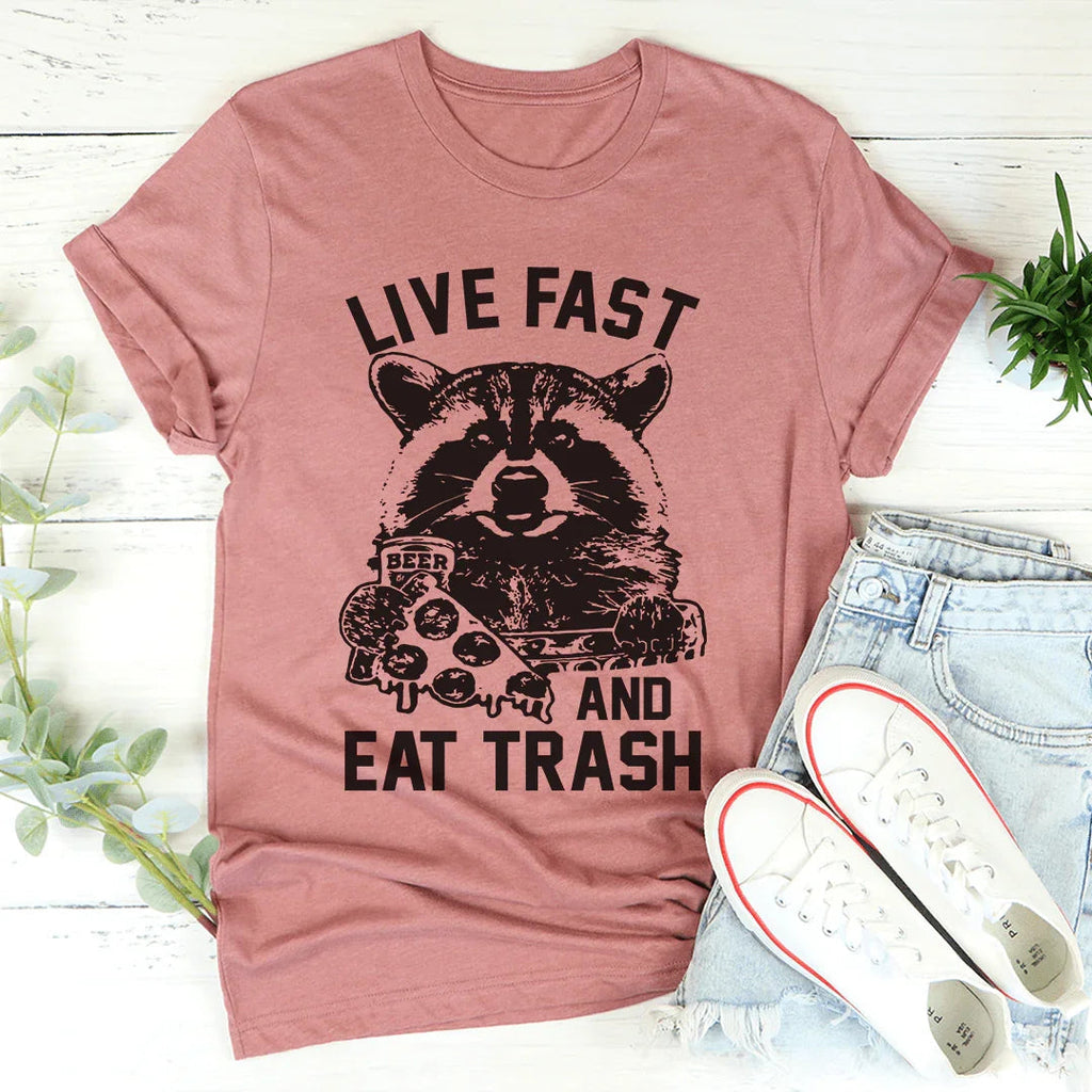 Live Fast And Eat Trash Tee product image 2