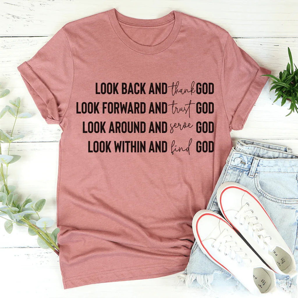 Look Back And Thank God Tee product image 3