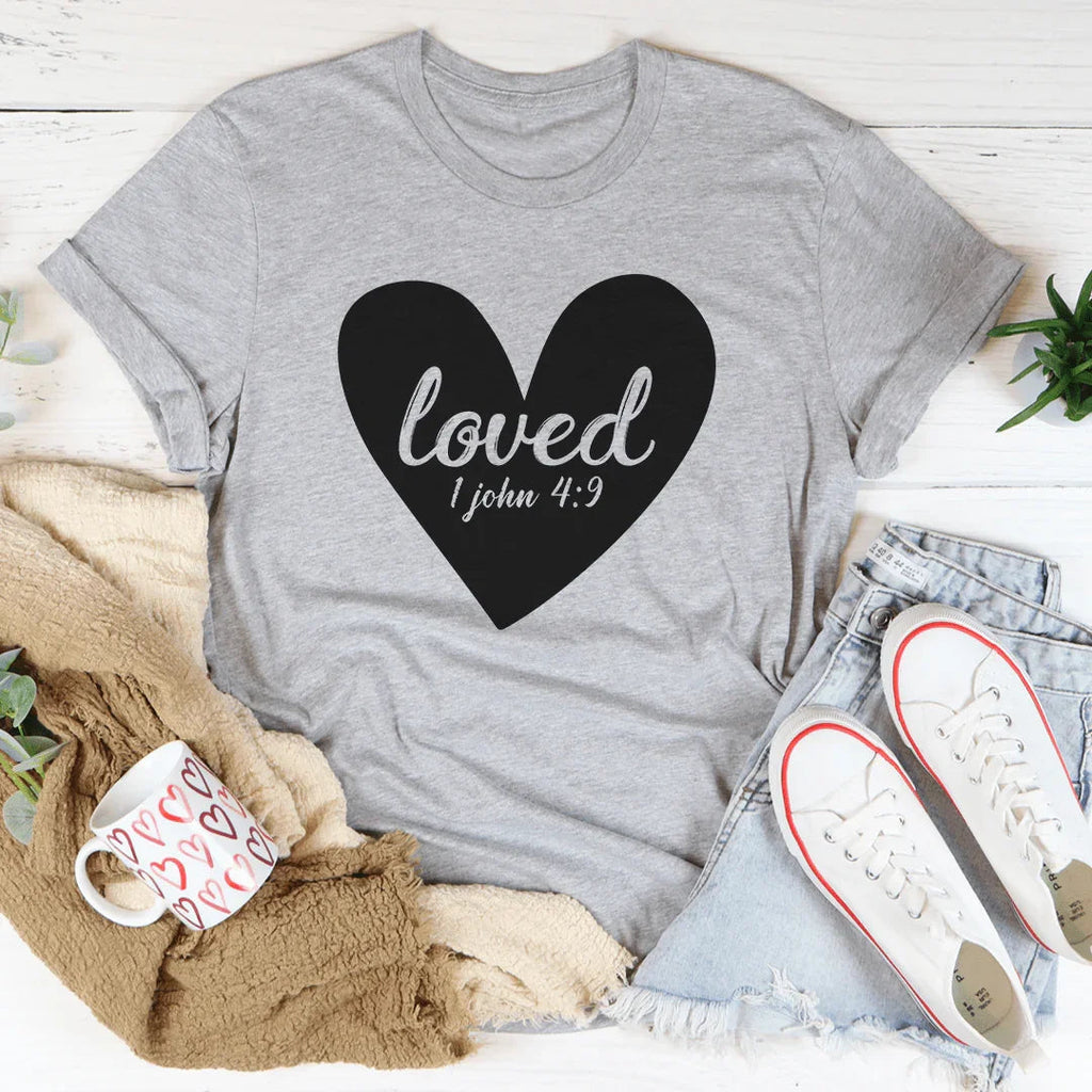 Loved 1 John 4:9 Tee product image 3