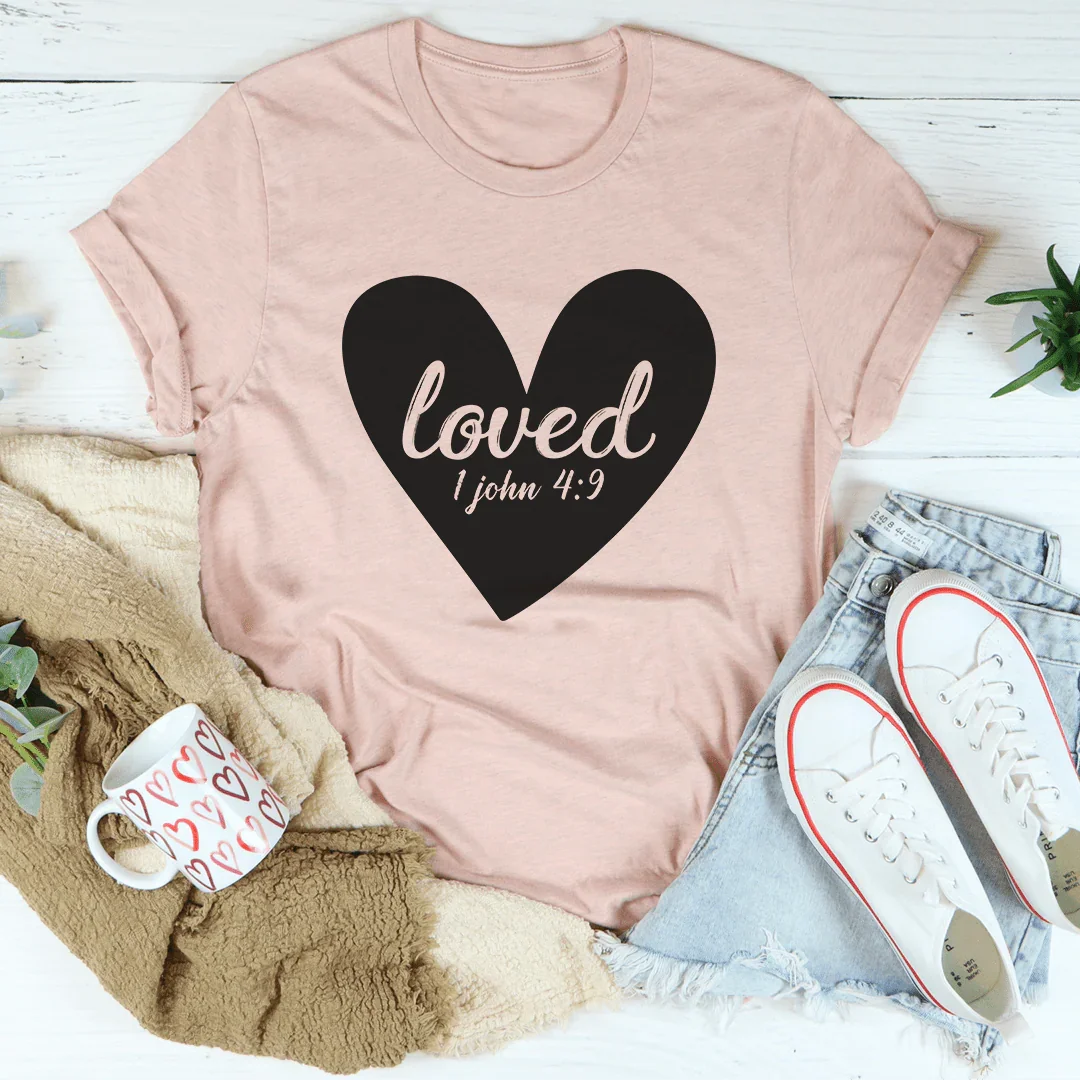 Loved 1 John 4:9 Tee product image 1