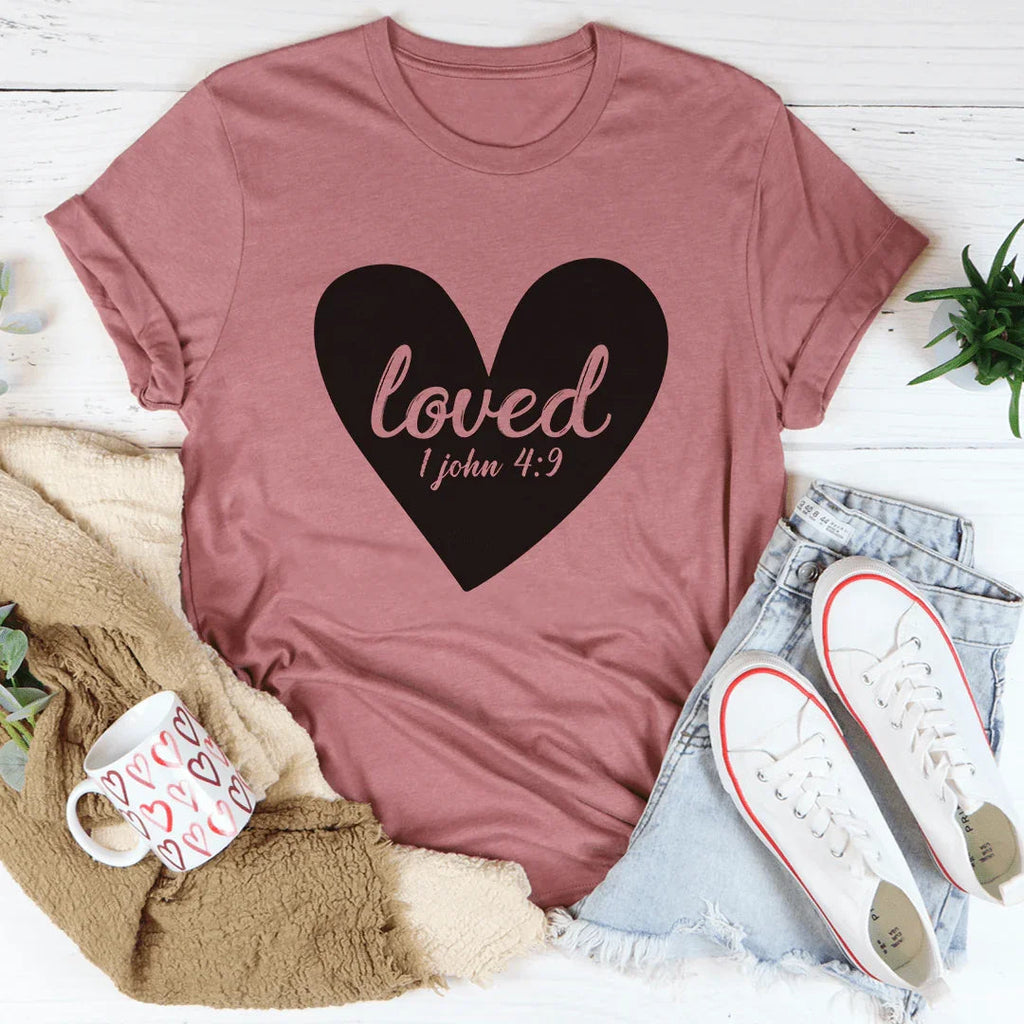 Loved 1 John 4:9 Tee product image 2