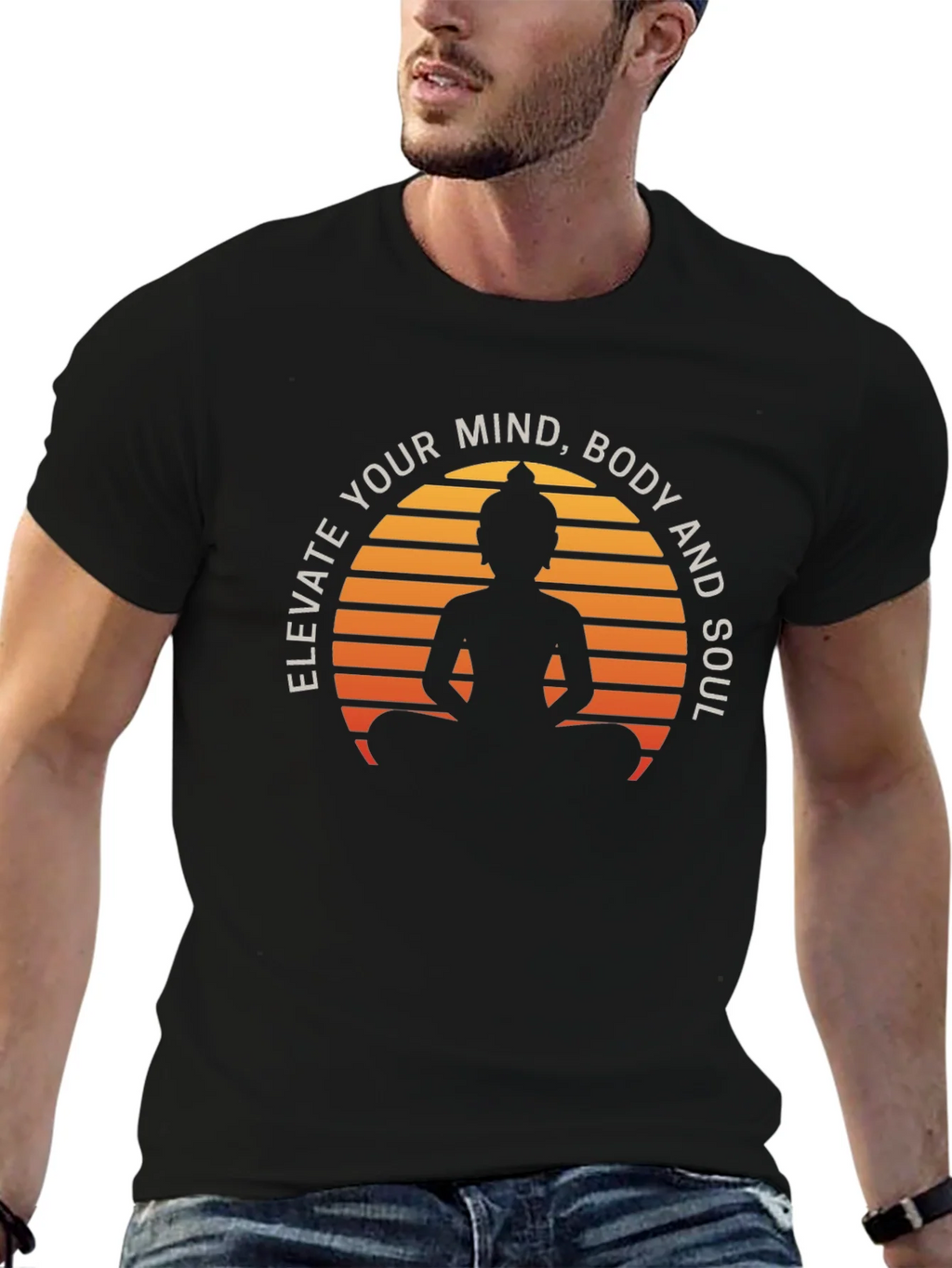 Elevate Mind Body and Soul T-Shirt product image 3