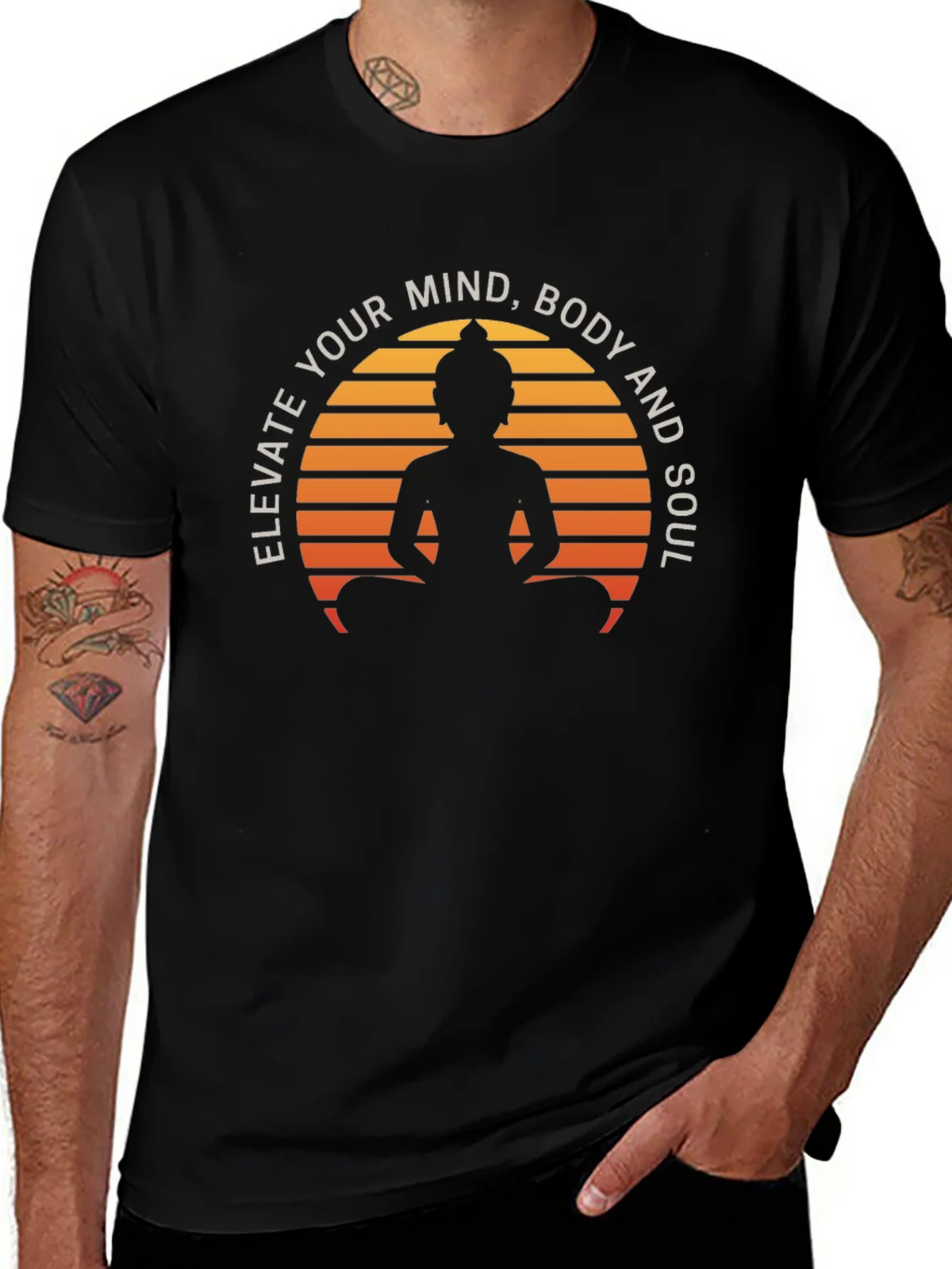 Elevate Mind Body and Soul T-Shirt product image 1