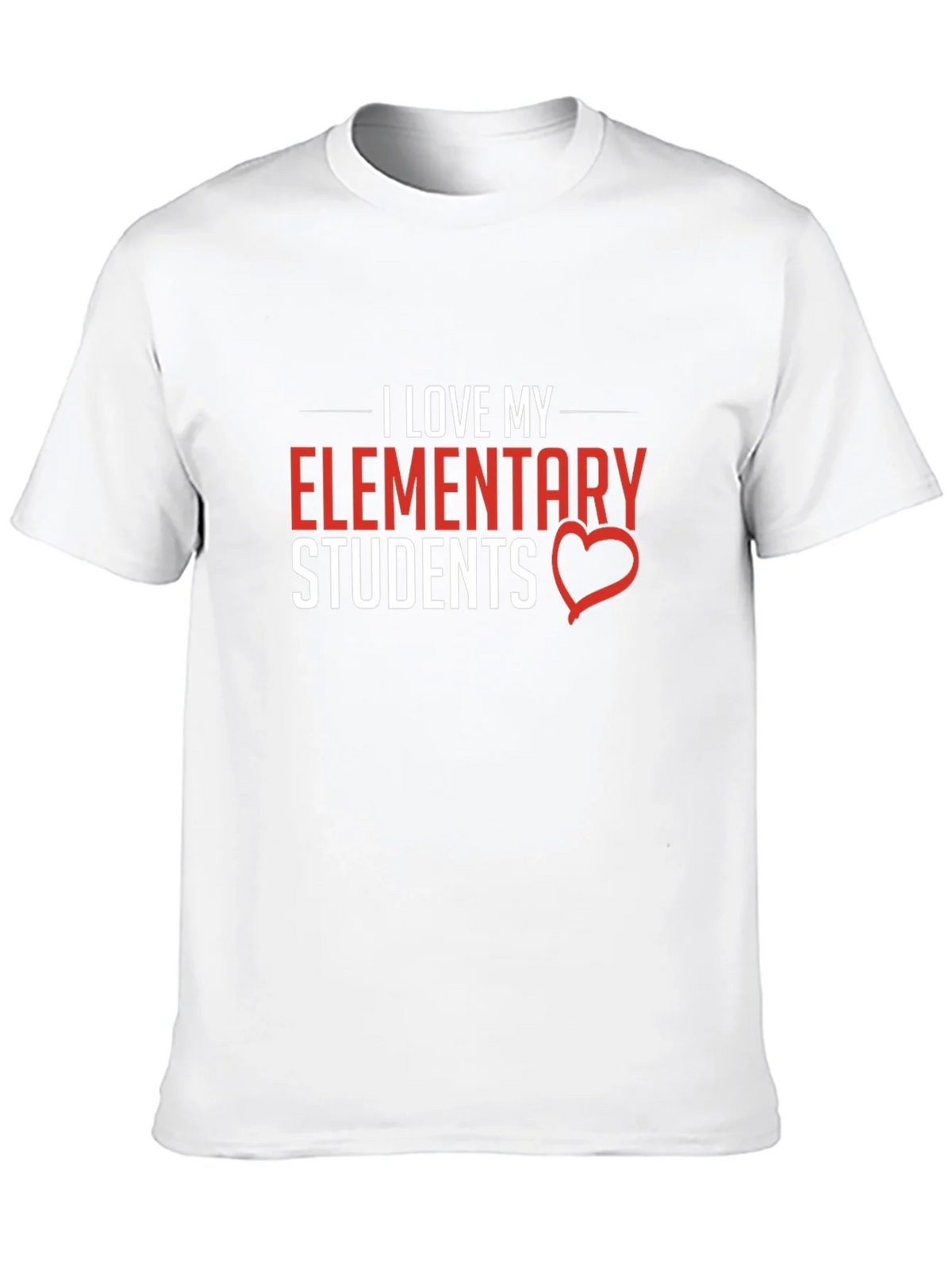 I Love My Elementary Students Graphic T-Shirt product image 4