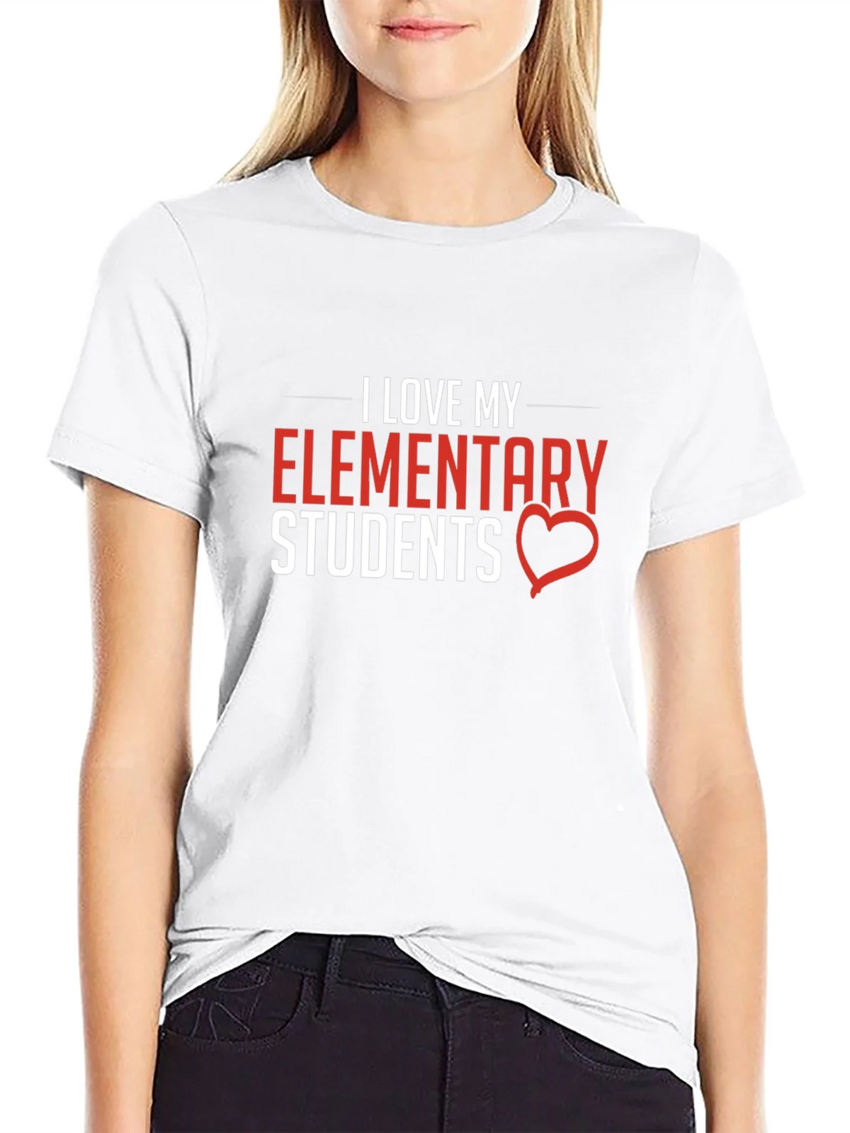 I Love My Elementary Students Graphic T-Shirt product image 3