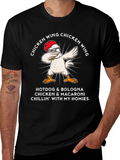 Dabbing Chicken Wing T-Shirt - Funny Foodie Tee product image 1