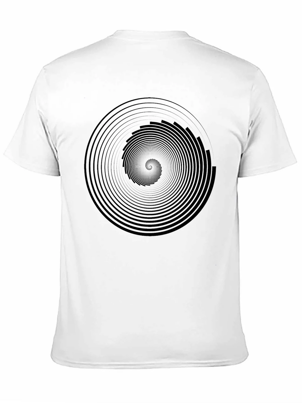 Hypnotic Black Spiral Graphic Tee - Mens Modern Fit product image 10