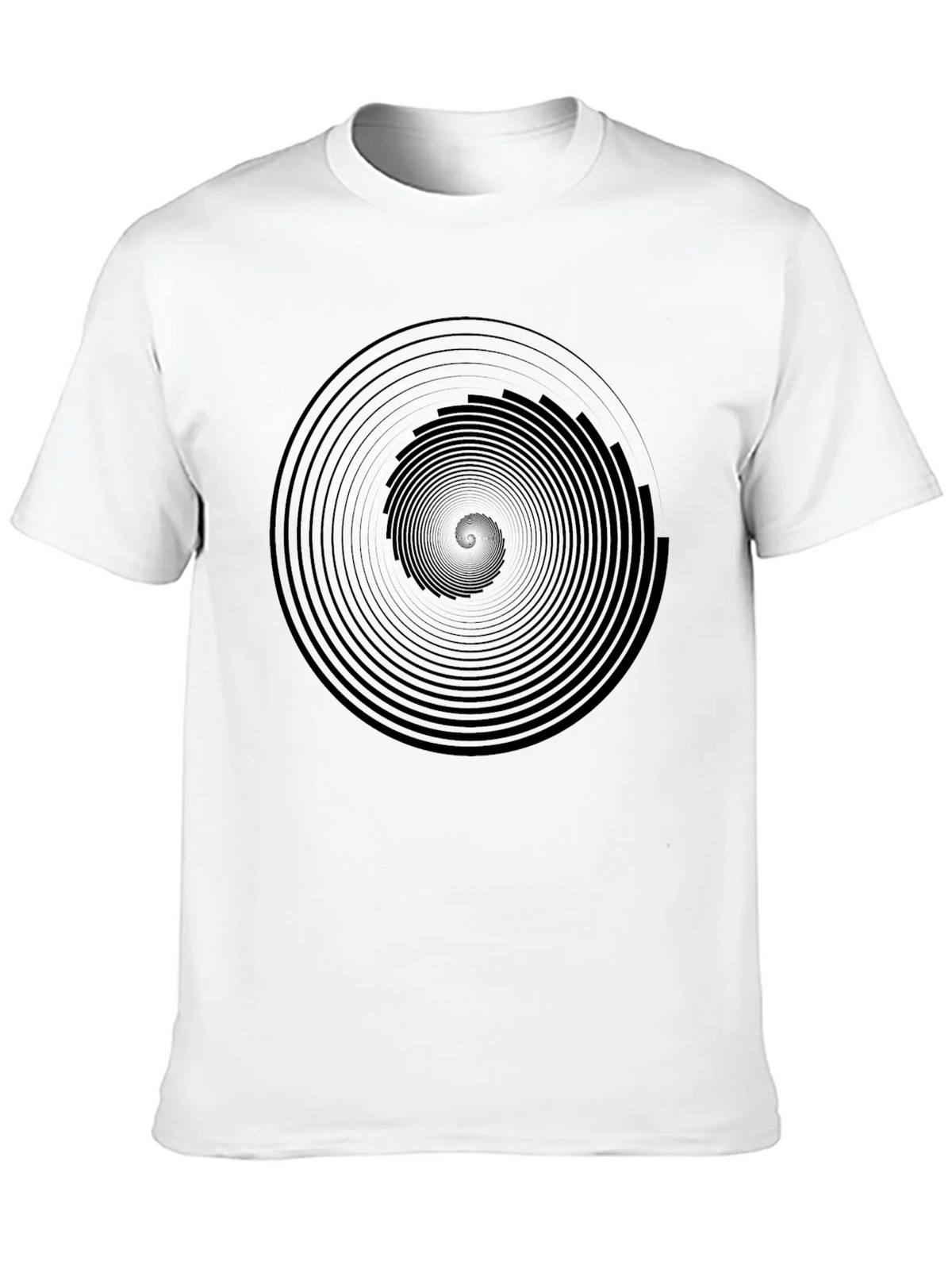 Hypnotic Black Spiral Graphic Tee - Mens Modern Fit product image 9