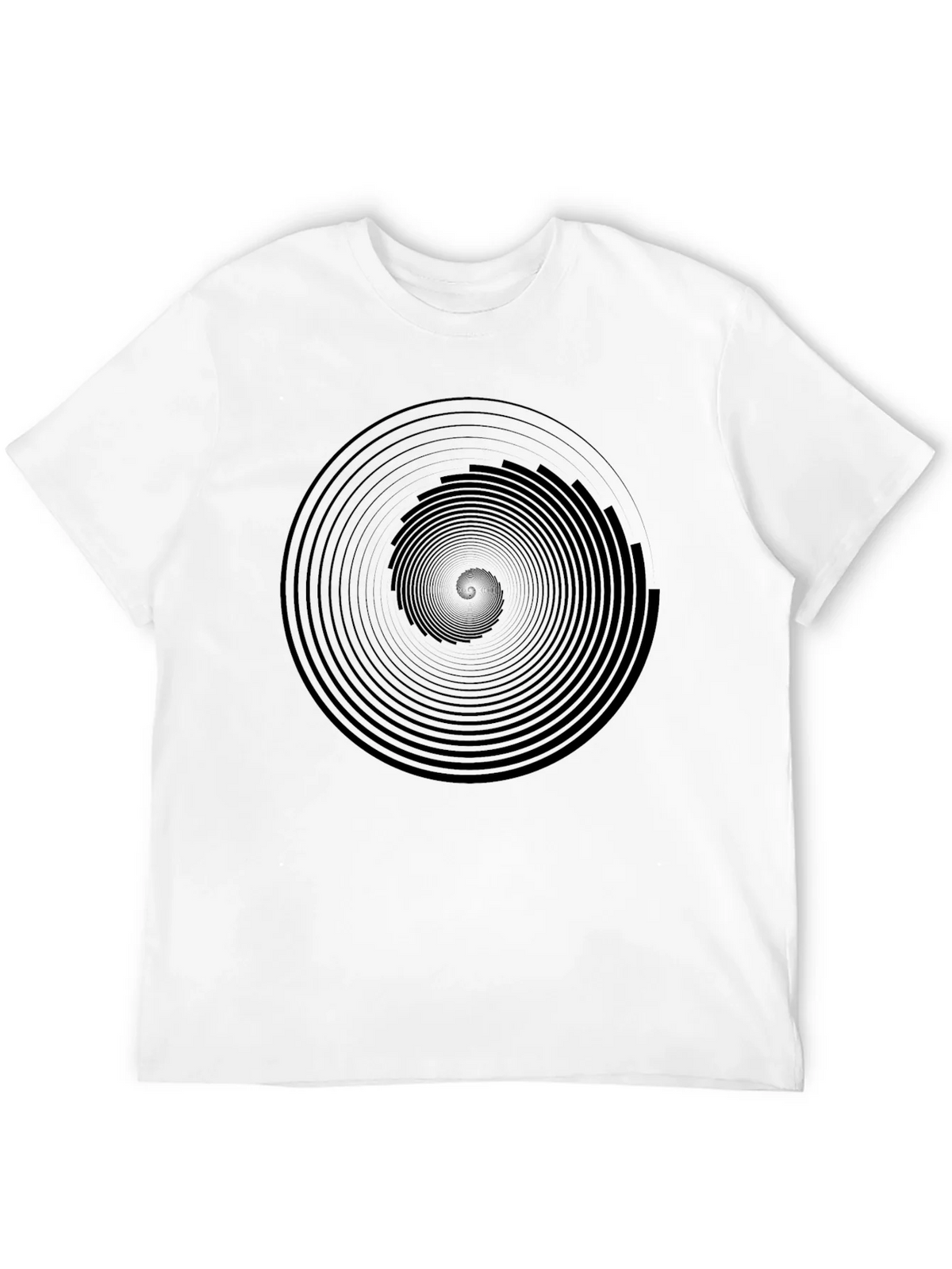 Hypnotic Black Spiral Graphic Tee - Mens Modern Fit product image 11