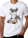 Dog Gamer T-Shirt - Schnauzer Video Game Tee product image 1