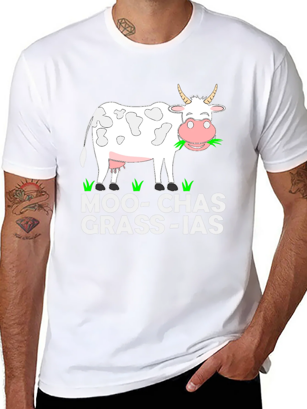 Moo-Chas Grass-ias Graphic T-Shirt product image 4