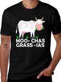 Moo-Chas Grass-ias Graphic T-Shirt product image 1