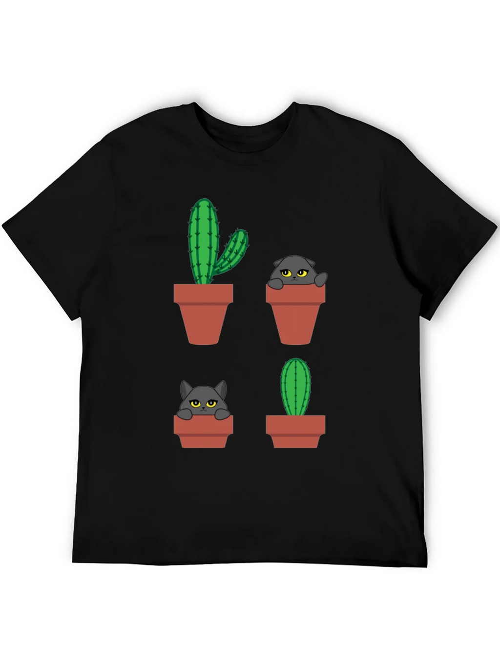 Cactus Cat T-Shirt - Plant Lover Tee product image 3