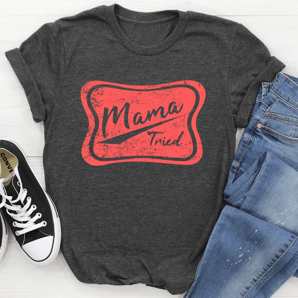 Vintage Country Western Motherhood Graphic T-Shirt – "Mama product image 1
