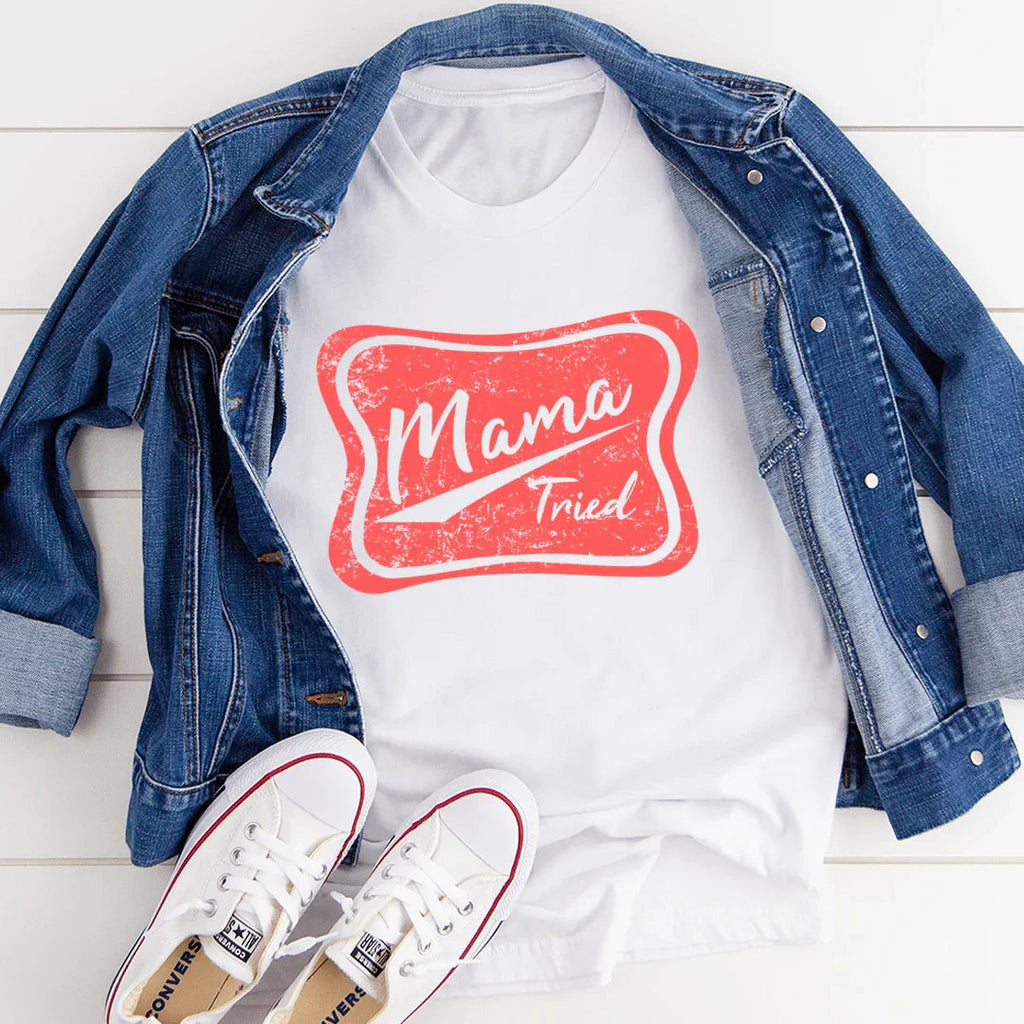 Vintage Country Western Motherhood Graphic T-Shirt – "Mama product image 2