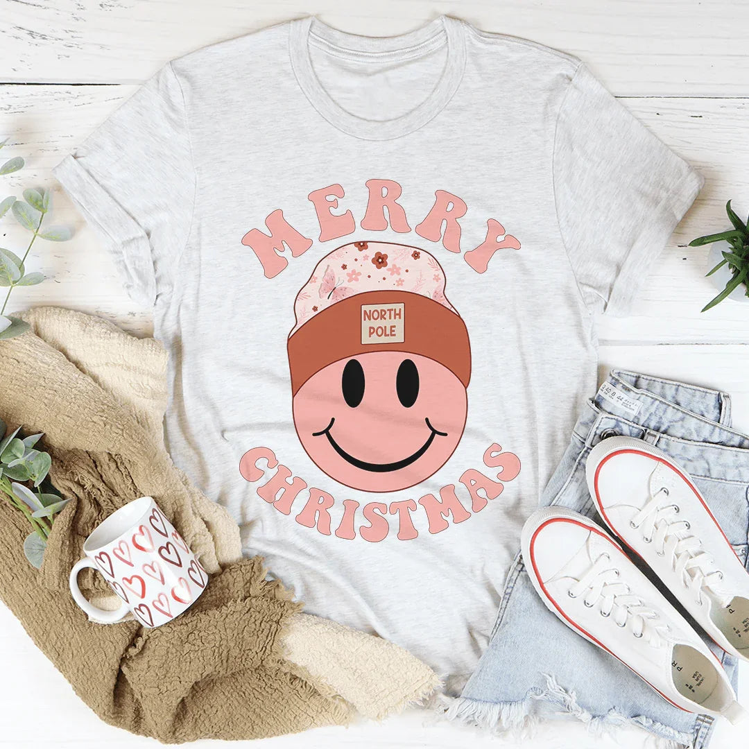 Merry Christmas Smiley Tee product image 1