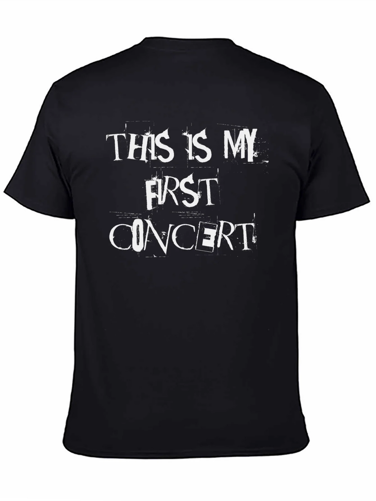 My First Concert T-Shirt - Black Graphic Tee product image 3
