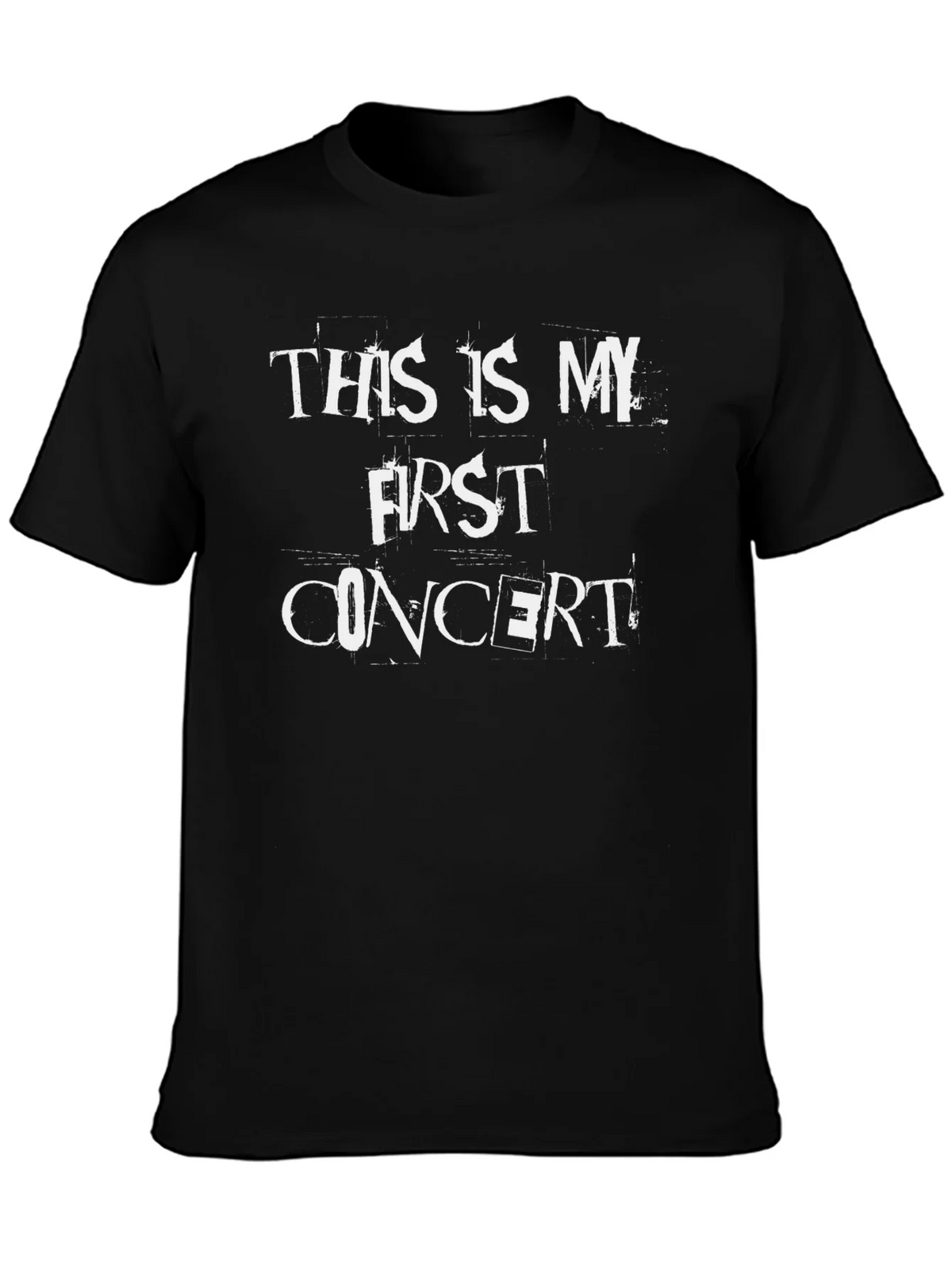 My First Concert T-Shirt - Black Graphic Tee product image 2