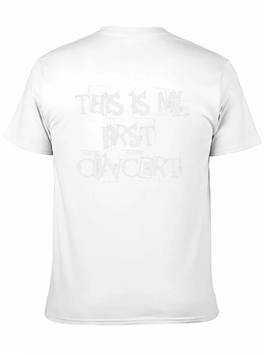 My First Concert T-Shirt - Black Graphic Tee product image 8