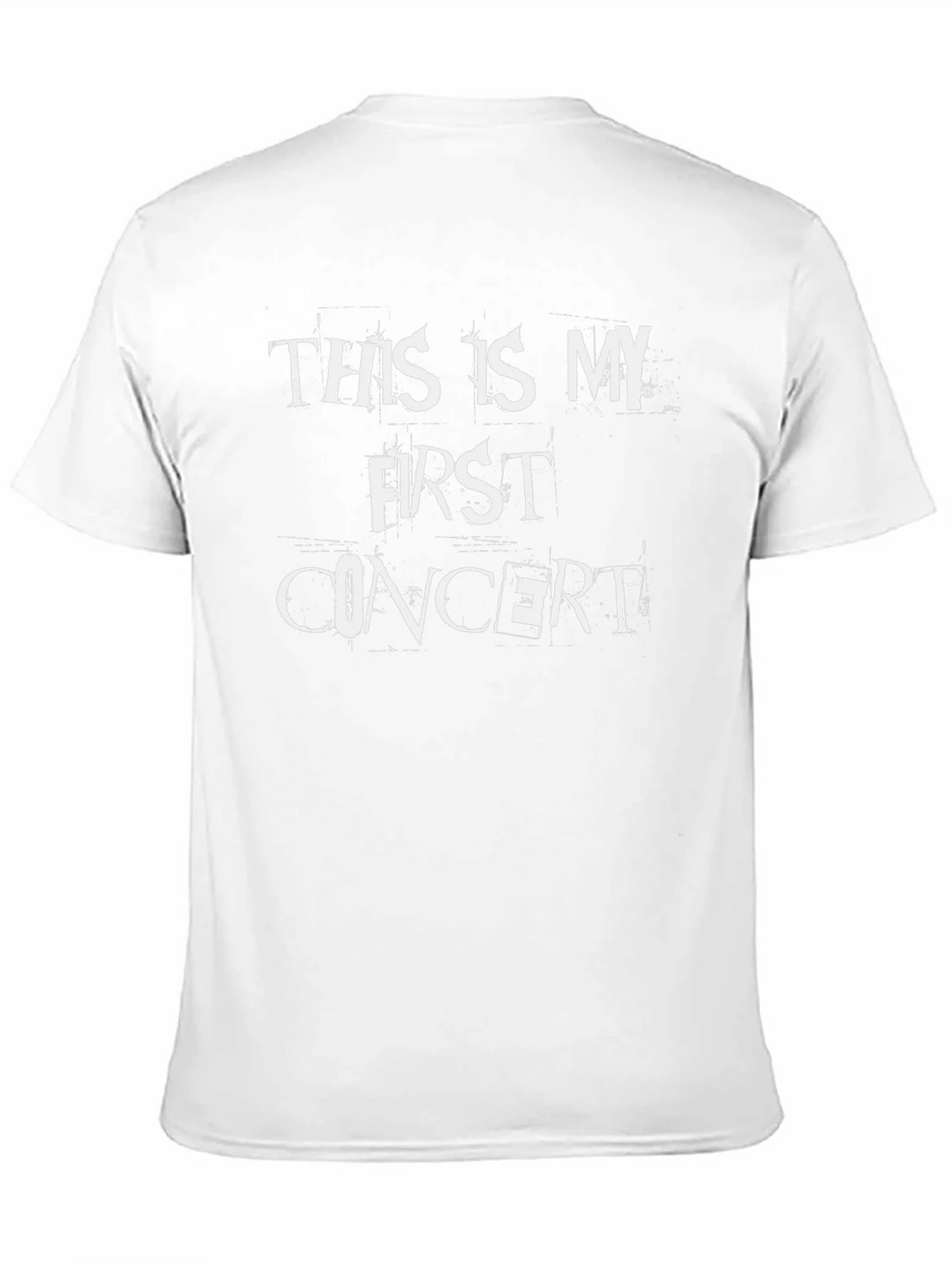 My First Concert T-Shirt - Black Graphic Tee product image 8