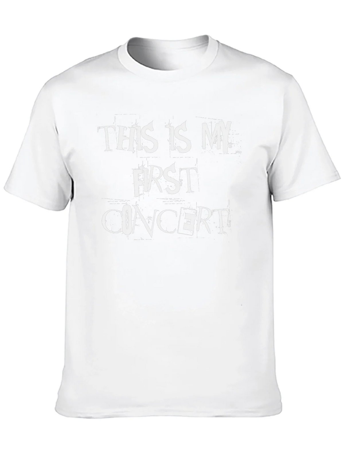 My First Concert T-Shirt - Black Graphic Tee product image 7