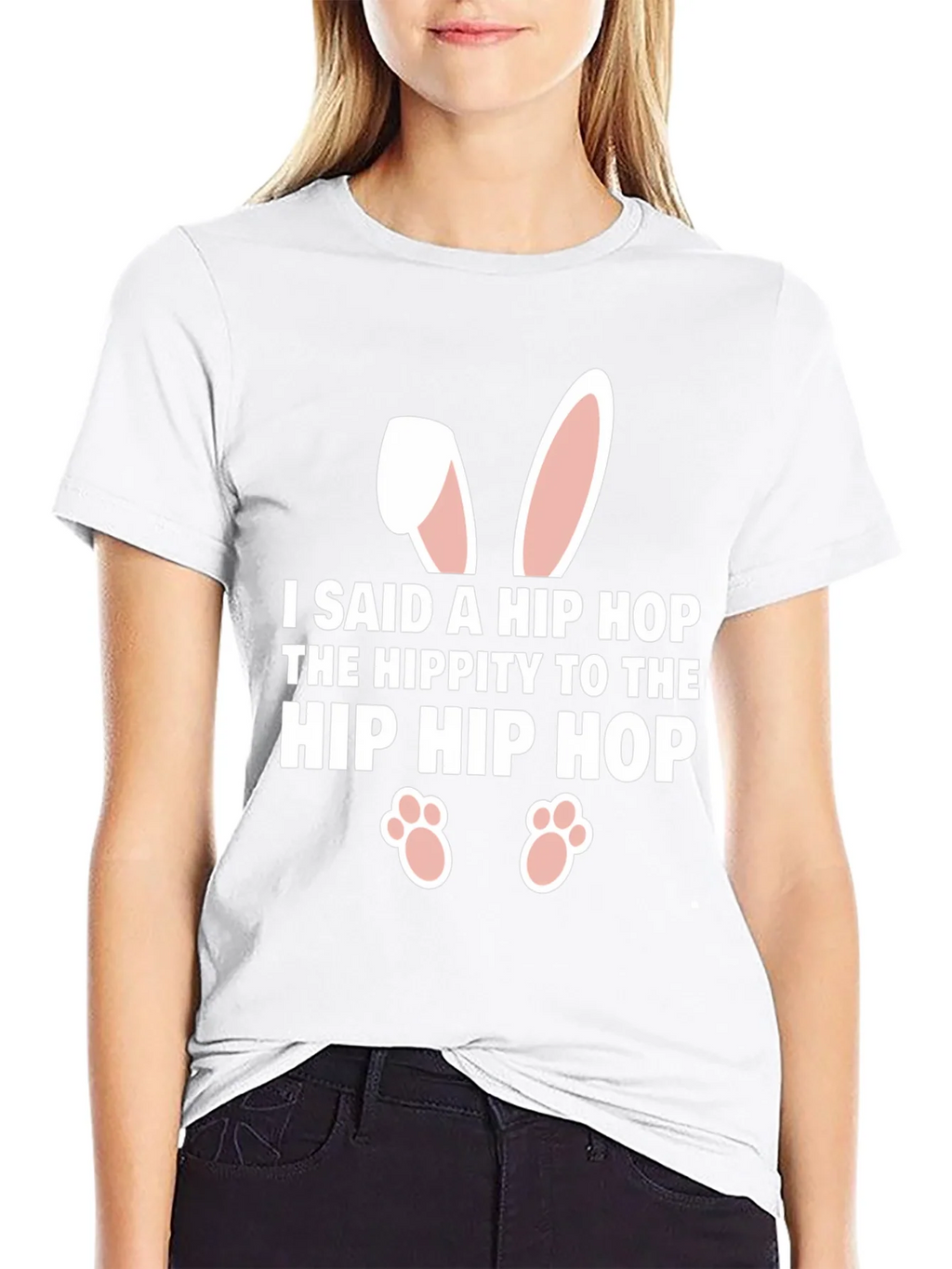 Hip Hop Hippity Easter Bunny T-Shirt product image 2