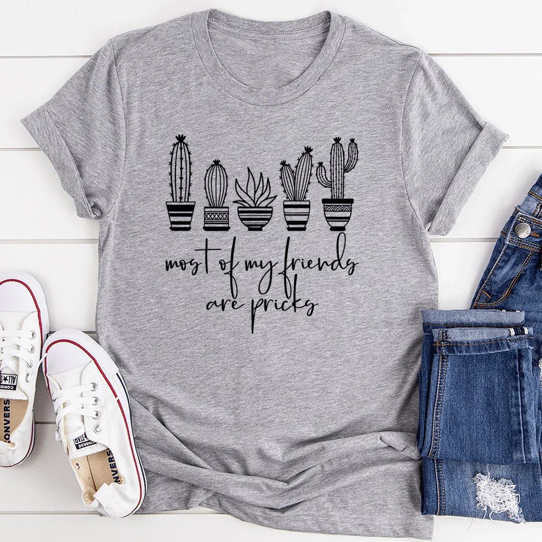 Funny Cactus Plant Lover Casual Shirt – \"Most Of My product image 2