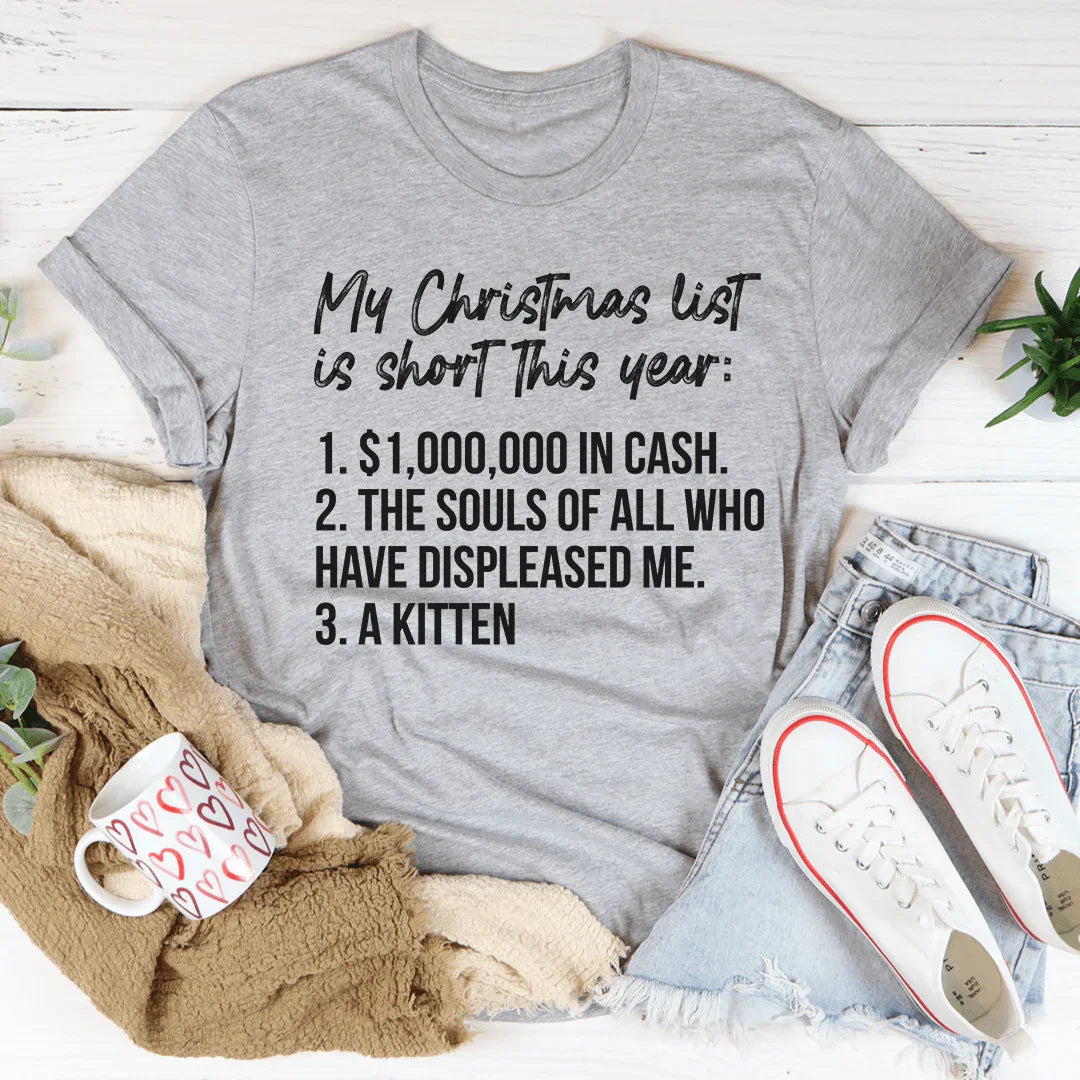 My Christmas List Tee product image 2