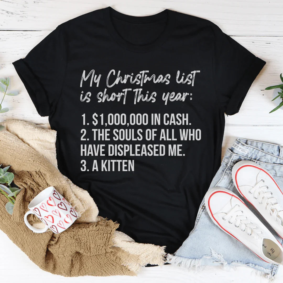My Christmas List Tee product image 3