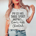My Ex Has Three Spirit Animals Tee product image 1
