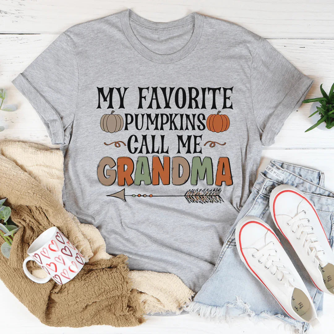 My Favorite Pumpkins Call Me Grandma Tee product image 1
