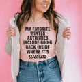 My Favorite Winter Activity