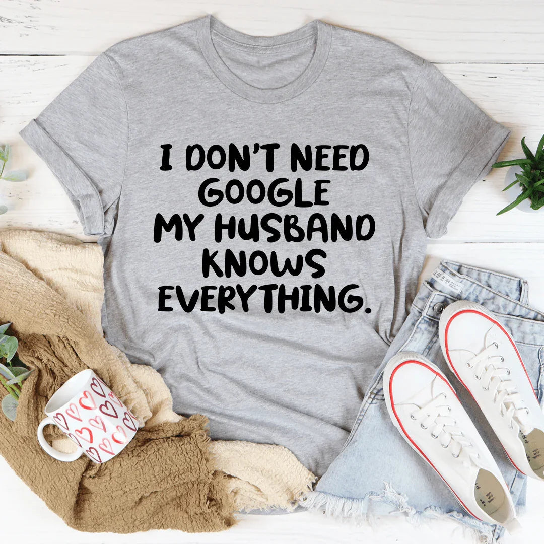 My Husband Knows Everything Tee product image 2