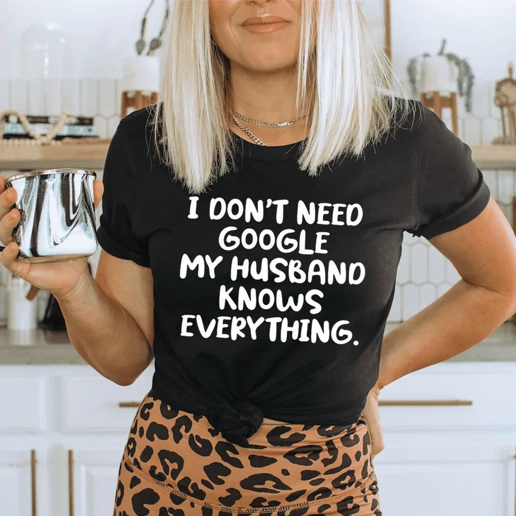 My Husband Knows Everything Tee product image 1