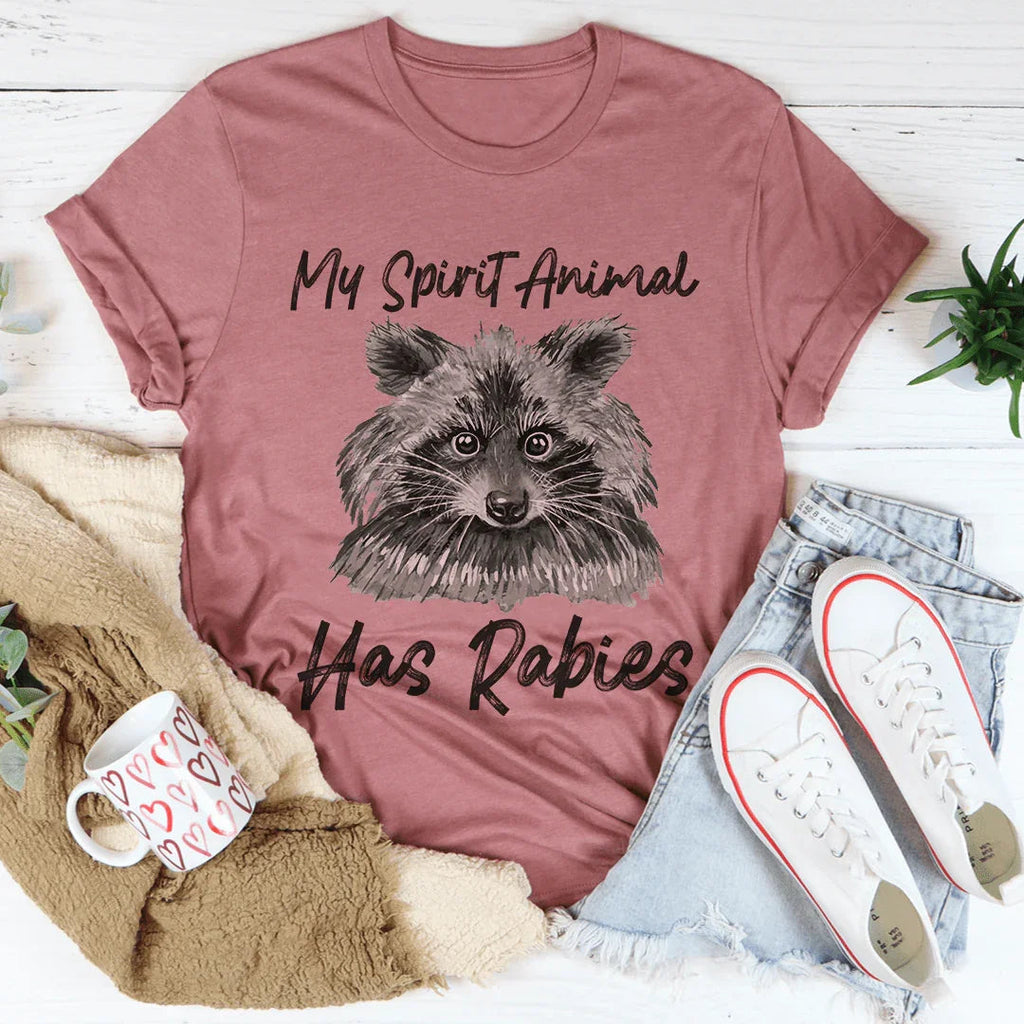 My Spirit Animal Has Rabies Tee product image 3