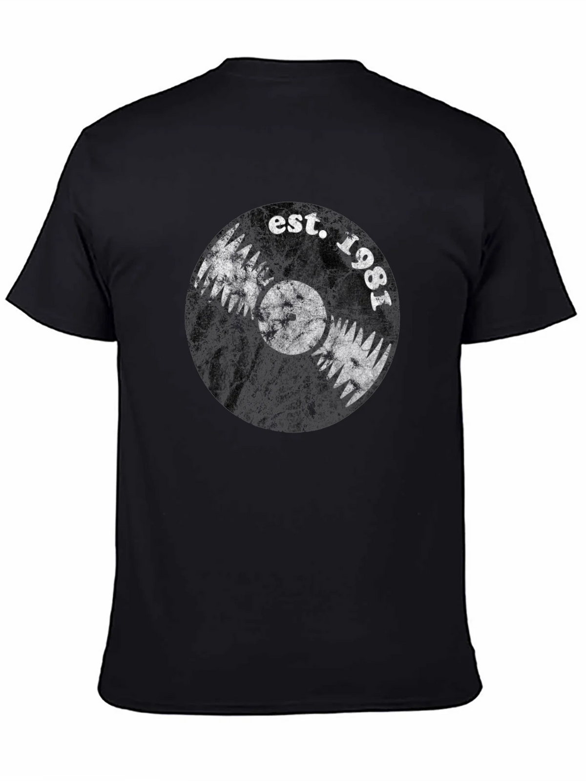 Est. 1981 Vinyl Record Graphic T-Shirt product image 4