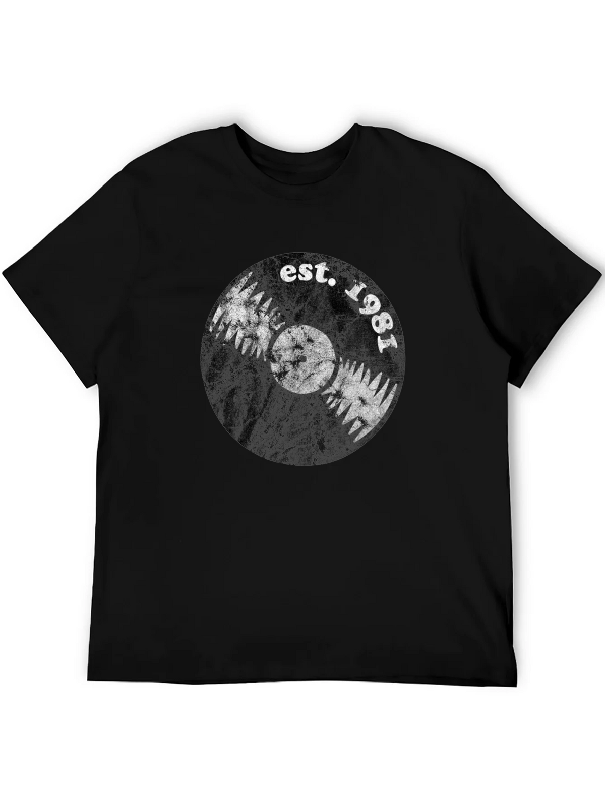 Est. 1981 Vinyl Record Graphic T-Shirt product image 5