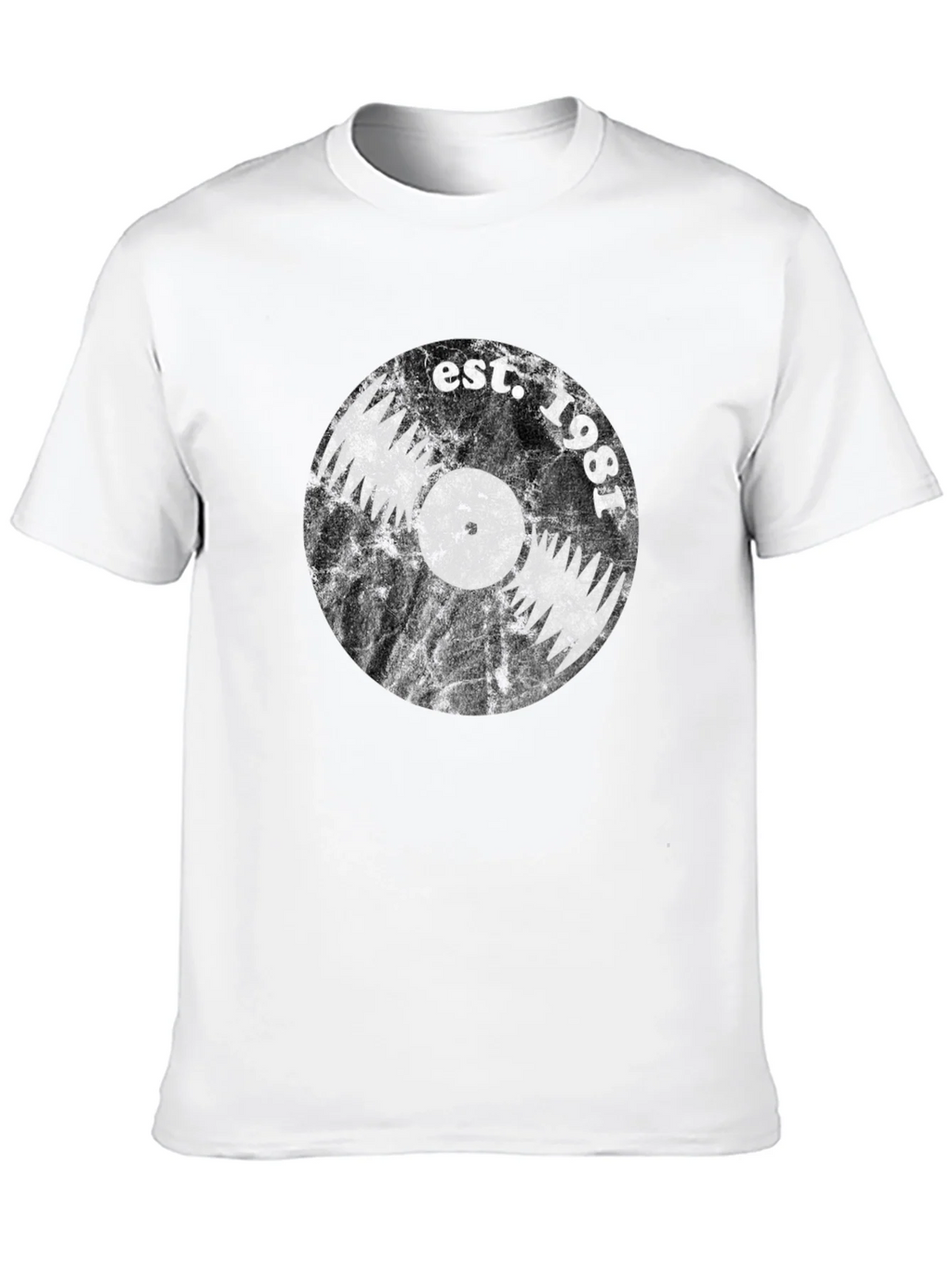 Est. 1981 Vinyl Record Graphic T-Shirt product image 9